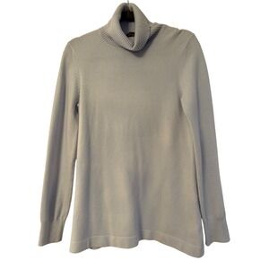 Pale Blue French Connection Turtleneck Sweater Long‎ Sleeve Knit Top Pullover L